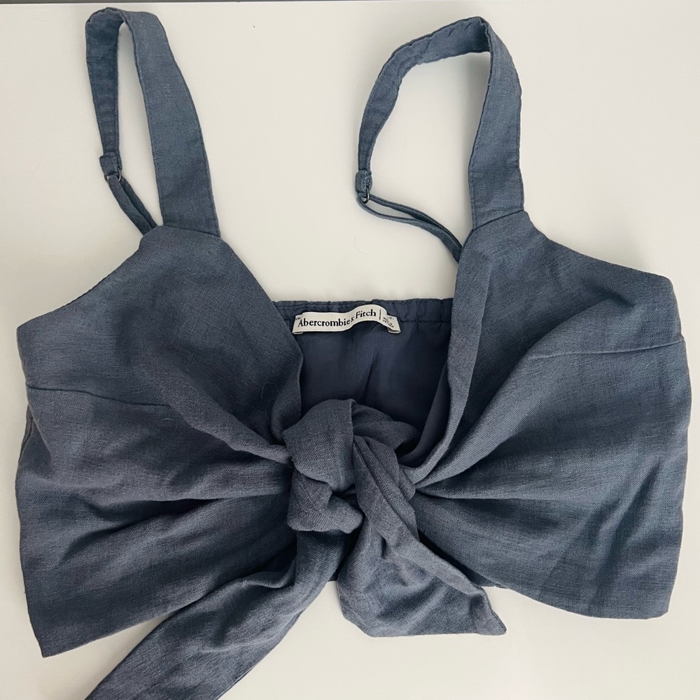 Tie Front Crop Top